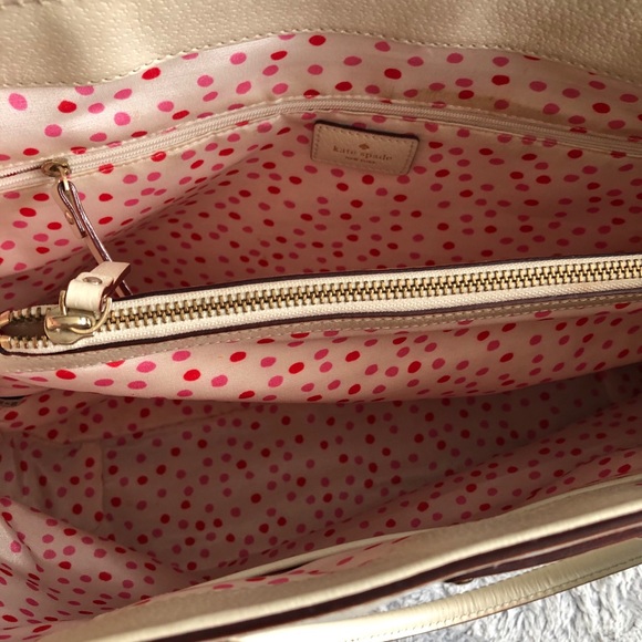 Kate Spade Leather Carryall Shoulder Bag Tote - Picture 15 of 16